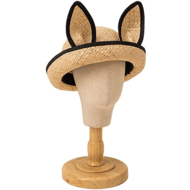Chapeau Paille Oreille Fille
